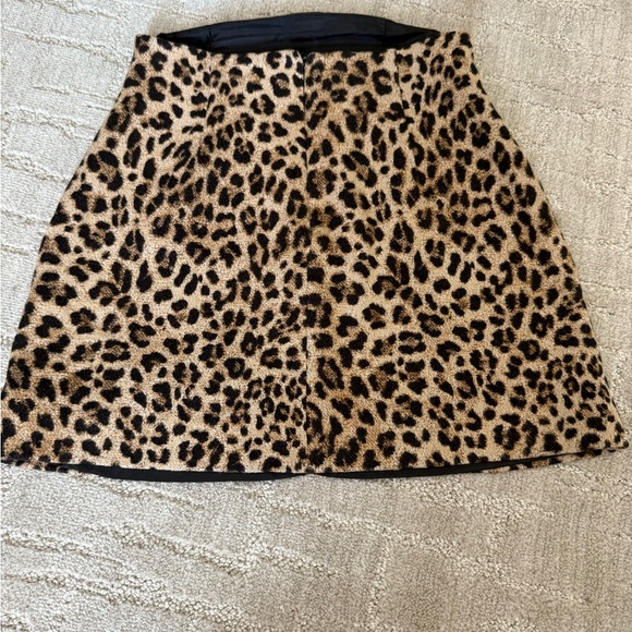 Zara Leopard Print Mini Skirt - Picture 3 of 5